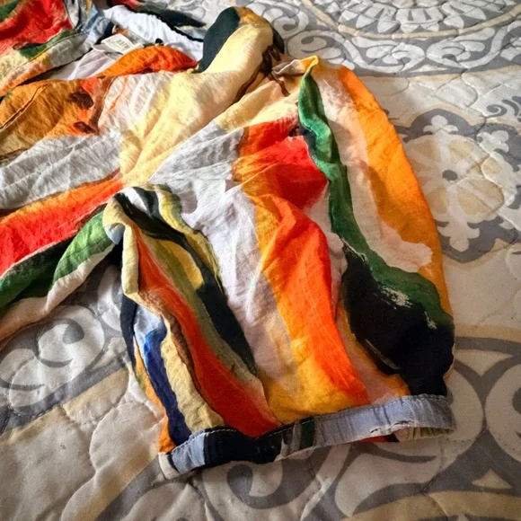 Anthropologie Maeve Suzannah Colorful Printed
V Neck Maxi Dress, small - Picture 10 of 11